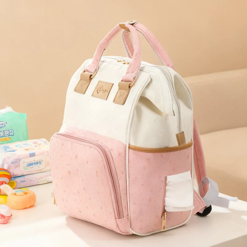 Star-Patterned Multi-Compartment Backpack Stornfield