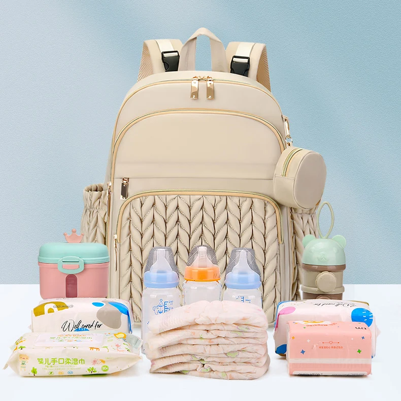 Chic Multi-Compartment Backpack with Stylish Braided Design Stornfield